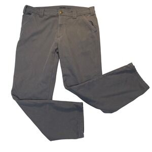 Lake & Trail Fleece Lined Work Pants Men's 36x34‎ Gray Stretch Outdoor Utility